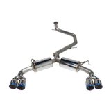 Remark 2019+ Toyota Corolla Hatchback Quad-Exit Cat-Back Exhaust Burnt Stainless Steel thumbnail 1