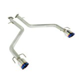 Remark 2021+ Lexus IS350 Axle Back Exhaust w/Burnt Double Wall Tip thumbnail 1