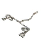 Remark 2022+ Honda Civic Hatchback Sport Touring FL1 (Link Loop)Cat-Back Exhaust Stainless Steel Tip thumbnail 1