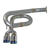 Remark 2022+ Honda Civic Sport Hatchback FL2 (Link Loop) Cat-Back Exhaust Burnt Stainless Steel Tip thumbnail 2