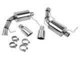 Roush 2011-2014 Ford Mustang V6 Enhanced Sound Dual Axle-Back w/ Round Tips thumbnail 1