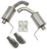 Roush 2015-2017 & 2024 Ford Mustang 5.0L V8 Exhaust Kit w/ Round Tips (304SS) thumbnail 1