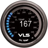 Revel VLS 52mm 100-300 Deg F Digital OLED Oil Temperature Gauge thumbnail 2