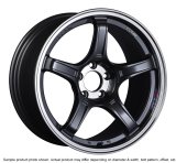 SSR GTX03 18x9.5 5x114.3 22mm Offset Black Graphite Wheel thumbnail 3