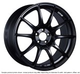 SSR GTX01 18x8.5 5x114.3 44mm Offset Flat Black Wheel thumbnail 3