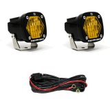 Baja Designs S1 Amber Wide Cornering LED Light w/ Mounting Bracket Pair thumbnail 3