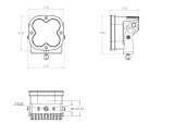 Baja Designs XL Pro High Speed Spot LED Light Pods - Clear thumbnail 2
