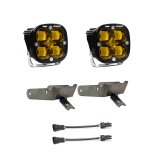 Baja Designs 1999-2010 Ford Super Duty Fog Pocket Kit SAE Amber thumbnail 1