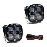 Baja Designs Squadron SAE LED Auxiliary Light Pod Pair - Clear thumbnail 1