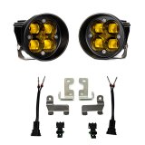 Baja Designs 12-21 Toyota Tacoma/Tundra/4Runner Squadron-R Fog Pocket Light Kit - SAE Amber thumbnail 1