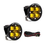Baja Designs Squadron R SAE LED Spot Light - Amber - Pair thumbnail 3