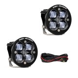 Baja Designs Squadron R SAE LED Spot Light - Clear - Pair thumbnail 1