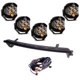 Baja Designs 23+ Ford Super Duty LP6 Bull Bar Light Kit w/ Upfitter thumbnail 2
