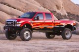 AMP Research 2008-2016 Ford F250/350/450 All Cabs PowerStep - Black thumbnail 2