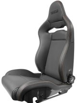 Sparco Seat SPX Special Edition Black/Grey w/ Matte Carbon Shell - Right thumbnail 2