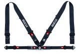 Sparco Belt 4Pt 3in/2in Competition Harness - Black thumbnail 1