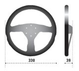 Sparco Steering Wheel 383 Suede Black thumbnail 2