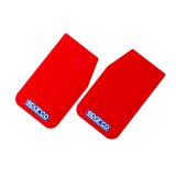 Sparco Mud Flap Pair Red thumbnail 1