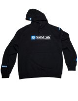 Sparco Sweatshirt Hooded WWW Blk Sml thumbnail 1