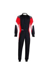 Sparco Suit Competition (Boot Cuff) 54 Black/ White thumbnail 4