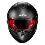 Sparco Stealth RF Helmet - Extra Large - Carbon/Red thumbnail 2
