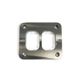 Stainless Bros SS304 T4 Turbo Inlet flange - Divided - 1/2in / 12.7mm - Unthreaded thumbnail 1