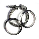 Stainless Bros 3.0in SS304 V-Band Quick Release Clamp Assembly (2 Flanges/1 Clamp) thumbnail 1
