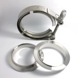 Stainless Bros 1.75in 304SS V-Band Assembly - 2 Flanges/1 Clamp thumbnail 1