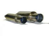 HKS Universal Stainless Hi Power 130mm Titanium Muffler thumbnail 4