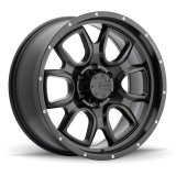 Mamba M19 17x9 5x127 ET-12 Matte Black w/ Drill Holes thumbnail 1