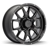Mamba M19 17x9 6x139.7 ET12 Matte Black w/ Drill Holes thumbnail 2