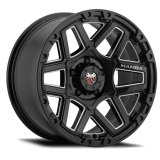 Mamba M23 17x9 5x139.7 ET12 Gloss Black w/ Machined Ball Cut thumbnail 1