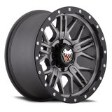Mamba M25 20x9 6x135 ET12 Matte Grey w/ Black Lip Edge thumbnail 3