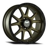 Mamba M27 17x9 5x127 ET12 Matte Bronze / Black Lip thumbnail 2