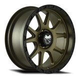 Mamba M27 17x9 5x127 ET12 Matte Bronze / Black Lip thumbnail 3