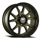 Mamba M27 17x9 5x127 ET12 Matte Bronze / Black Lip thumbnail 4