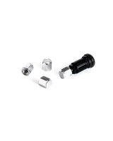 Fifteen52 Valve Stem Cap Set - Silver - 4 Pieces thumbnail 1