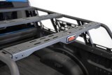 Addictive Desert Designs 2015+ Ford F-150 Overlander Chase Rack w/ 3rd Brake Light - Hammer Black thumbnail 4