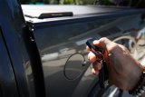 Roll-N-Lock E-Series Retractable Tonneau Covers RC226E Cover, E-Series, Retractable, Aluminum, Black Powdercoat, Chevy, GMC, 6.75 ft. Truck Bed Length, Each thumbnail 2