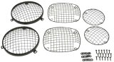 Kentrol 76-86 Jeep CJ Powdercoat Wire Mesh Guard Set 6 Pieces Black thumbnail 1