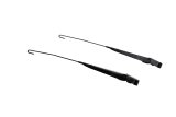 Kentrol 97-06 Jeep Wrangler TJ Windshield Wiper Arms Pair - Powdercoat Black thumbnail 1