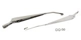 Kentrol 07-18 Jeep Wrangler JK Windshield Wiper Arms Pair - Polished Silver thumbnail 1