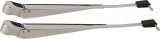 Kentrol 87-95 Jeep Wrangler YJ Windshield Wiper Arms Pair - Polished Silver thumbnail 1