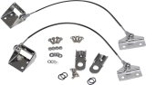 Kentrol 76-86 Jeep CJ Tailgate Pivot Latch Assembly Fiberglass Body CJ - Polished Silver thumbnail 1