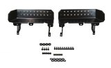 Kentrol 76-95 Jeep CJ7 Wrangler YJ Side Steps Pair - Powdercoat Black thumbnail 1