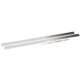 Kentrol 76-86 Jeep CJ7 Rocker Guards Pair - Polished Silver thumbnail 1