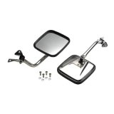 Kentrol 87-95 Jeep Wrangler YJ Mirror Kit Pair- Polished Silver thumbnail 1