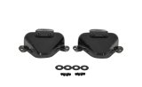 Kentrol 81-95 Jeep CJ/Wrangler YJ Interior Door Latch Brackets Pair - Powdercoat Black thumbnail 1