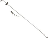 Kentrol 72-86 Jeep CJ Hood Prop Rod - Polished Silver thumbnail 1