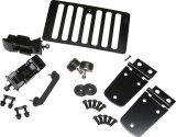 Kentrol 98-06 Jeep Wrangler TJ Hood Kit - Powdercoat Black thumbnail 1